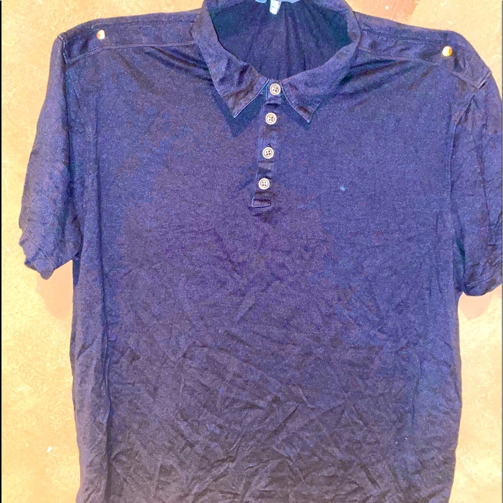 John Varvatos Designer Collared Tee